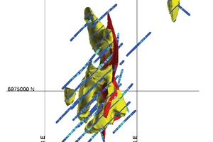 Block Model Simulation of the Mineralization/Deposit at OdAE