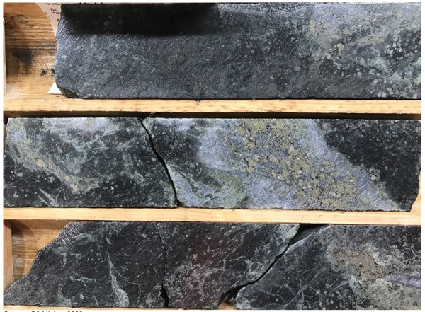 Typical Style of Mineralization at Kappa