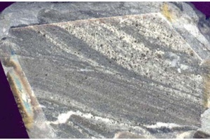 Banded metasomatite
