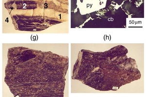Ores and rocks specimens, Cuiaba deposit. Part II.