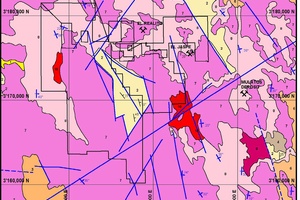 La India Regional geology map