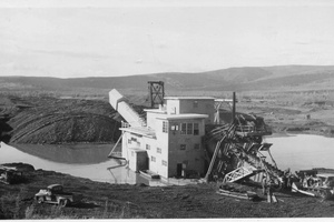 Dredge mining of placer gold