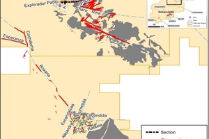 Pallancata gold-silver deposit scheme