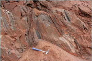 Friable iron ore, southern Minas Girais, Brazil