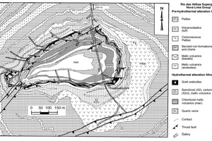 Geological map of the Cuiabá Mine