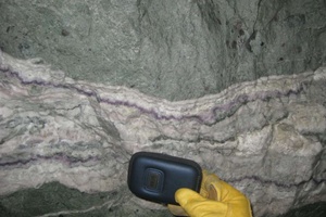 Principal Banded Quartz-Amethyst Vein