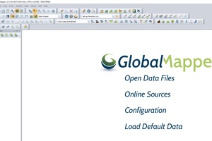 Global Mapper program window