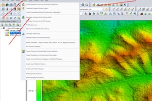 Generating terrain contour lines