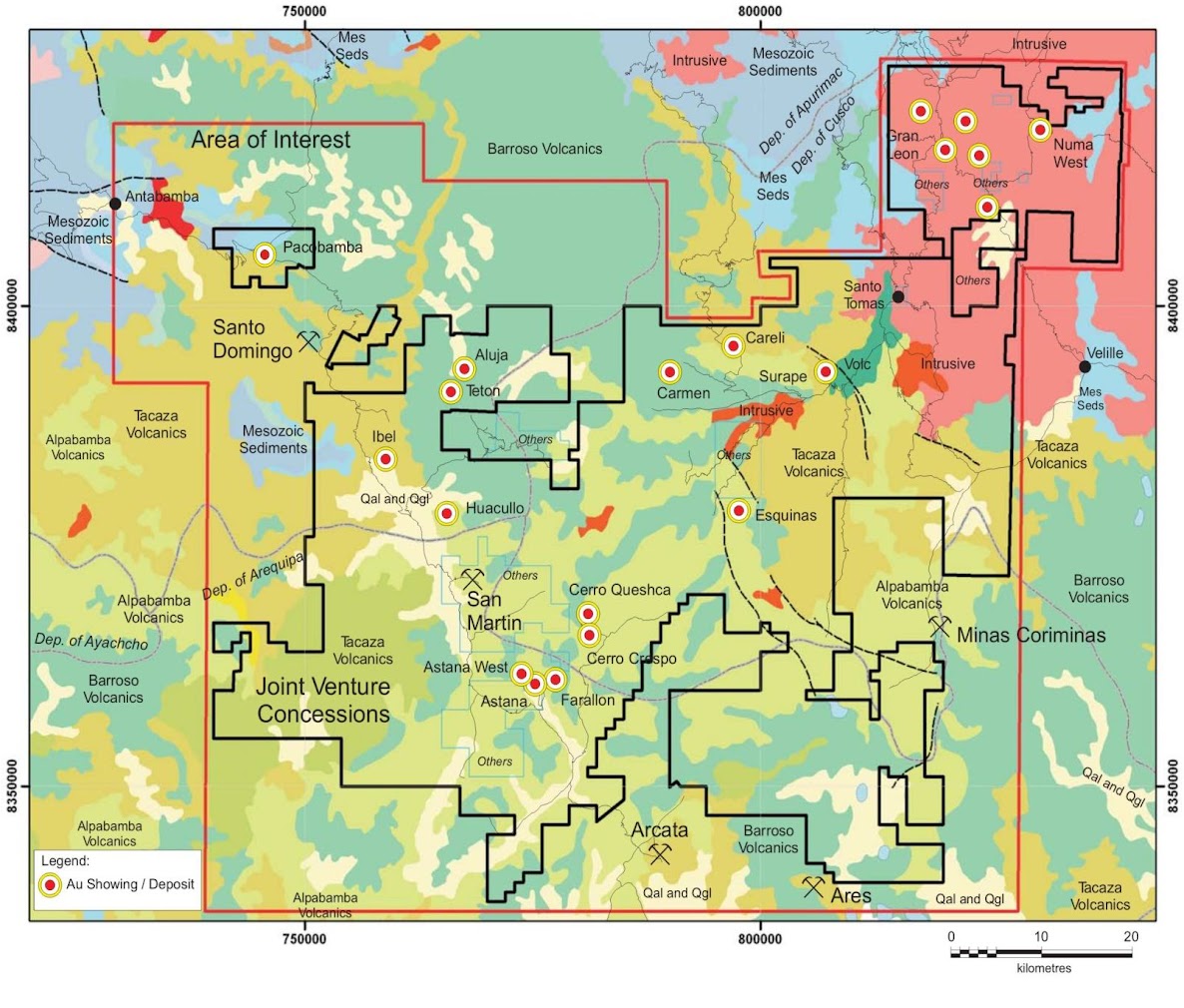 Geology of the Liam Gold-Silver Property