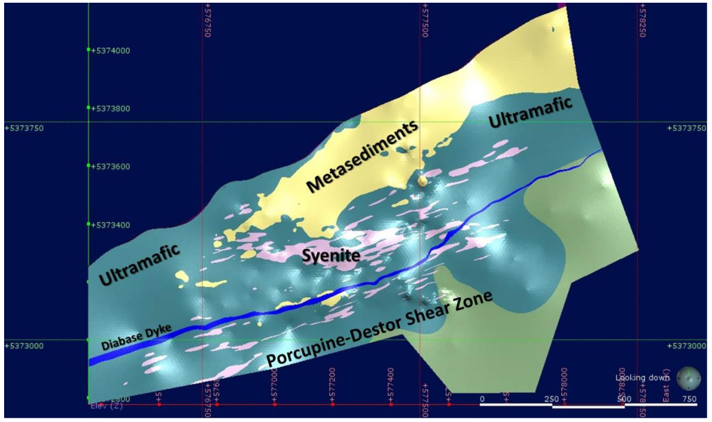 Lithological Units of the 903 Zone