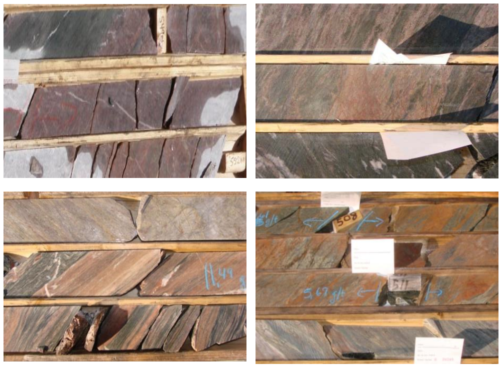 Core photographs Wasa Shear Zone