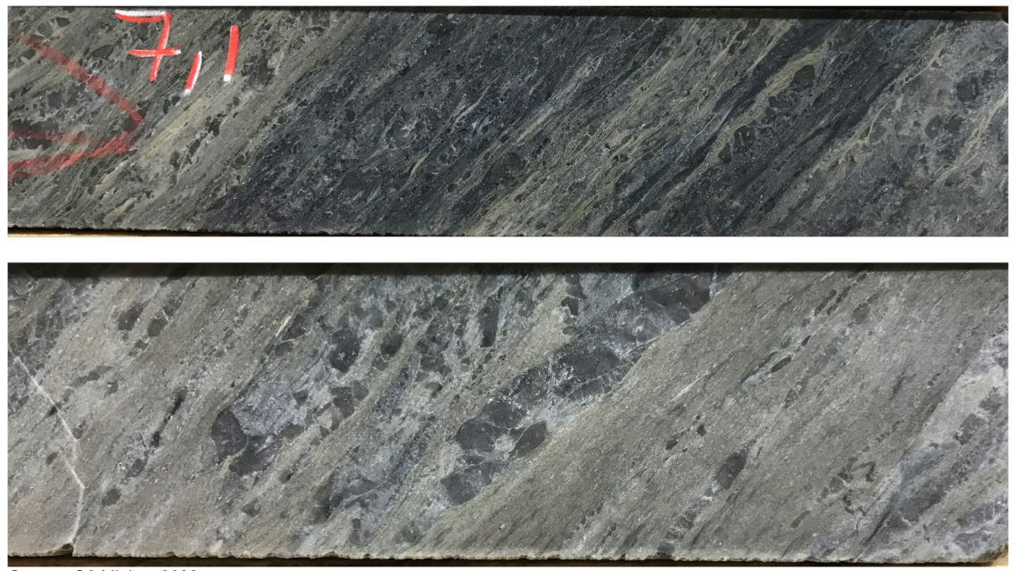 Typical Style of Mineralization at Bulldog